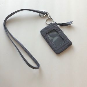 Vera bradley lanyard wallet